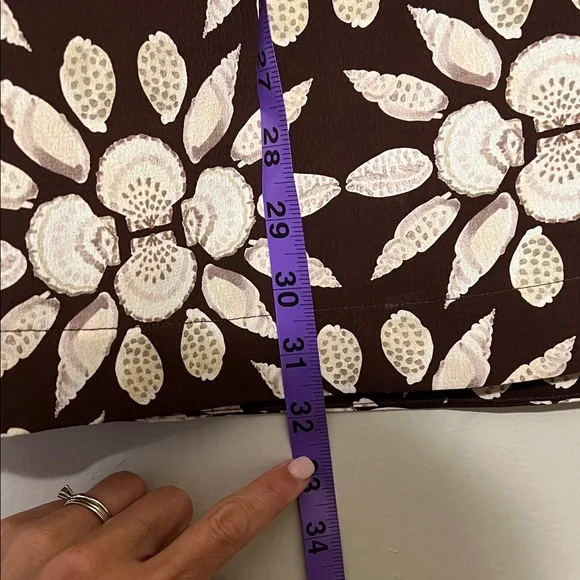 Hill House XXS Brown Floral Sleeveless Top Deep V Lightweight Summer Dress - Picture 8 of 10